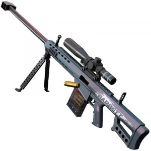 Barrett M82A1 Soft Bullet Gun Sniper Rifle_7